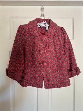Vintage-style Women's Cropped Jacket
